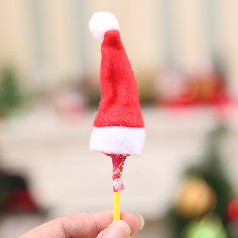 Christmas Decoration Supplies Mini Christmas Hat Non-woven Fabric Small Hat 4 7cm